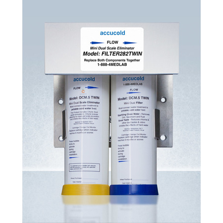 ACCUCOLD AIWD282 Water Filtration System FILTER282TWIN